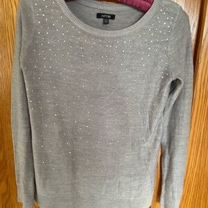 Apt. 9 Petite Heather Gray Knit Top